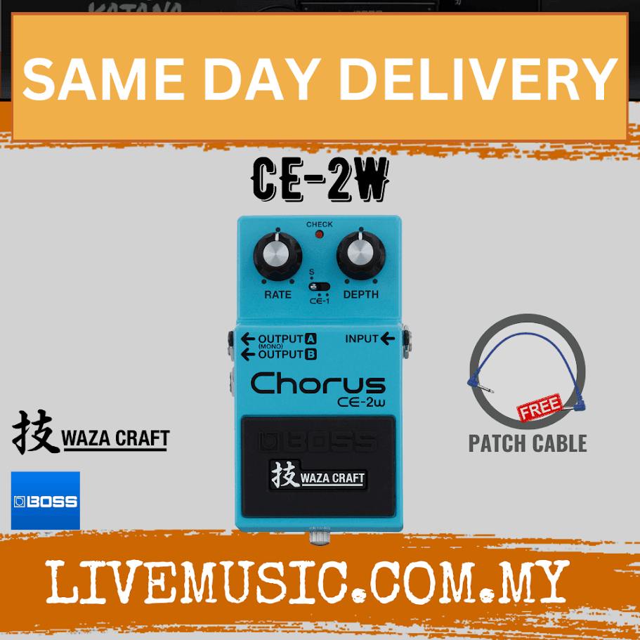 Boss CE-2W Waza Craft Chorus Guitar Effect Pedal (CE2W CE 2W) | Shopee ...