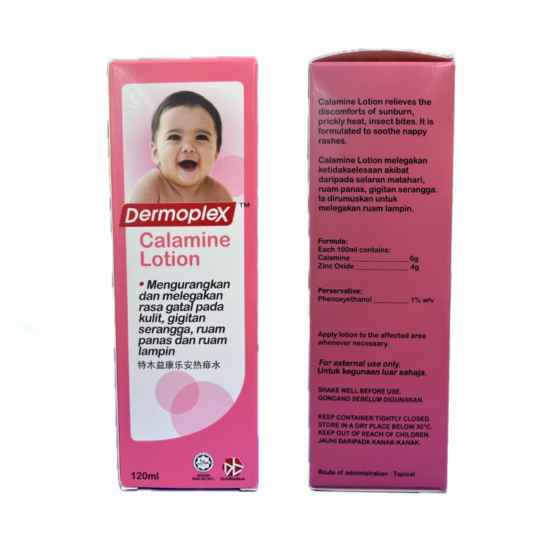 Dermoplex Calamine Lotion 120ml (for Rash/ Chicken Pox) | Shopee Malaysia