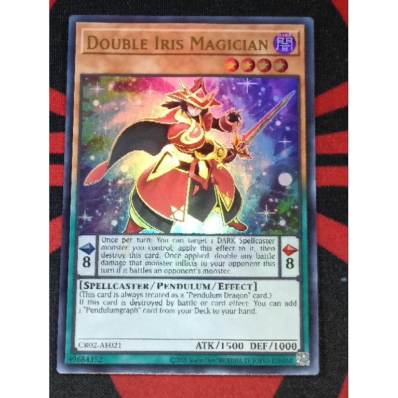 YUGIOH KONAMI CR02-AE021 CR02-AE021 Double Iris Magician (Ultra Rare ...