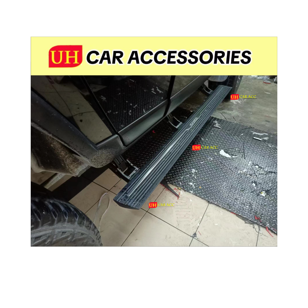 3-Inch Drop Down Side Step Nerf Bars For 07-14 Toyota FJ Cruiser – Black, Heavy Duty Steel