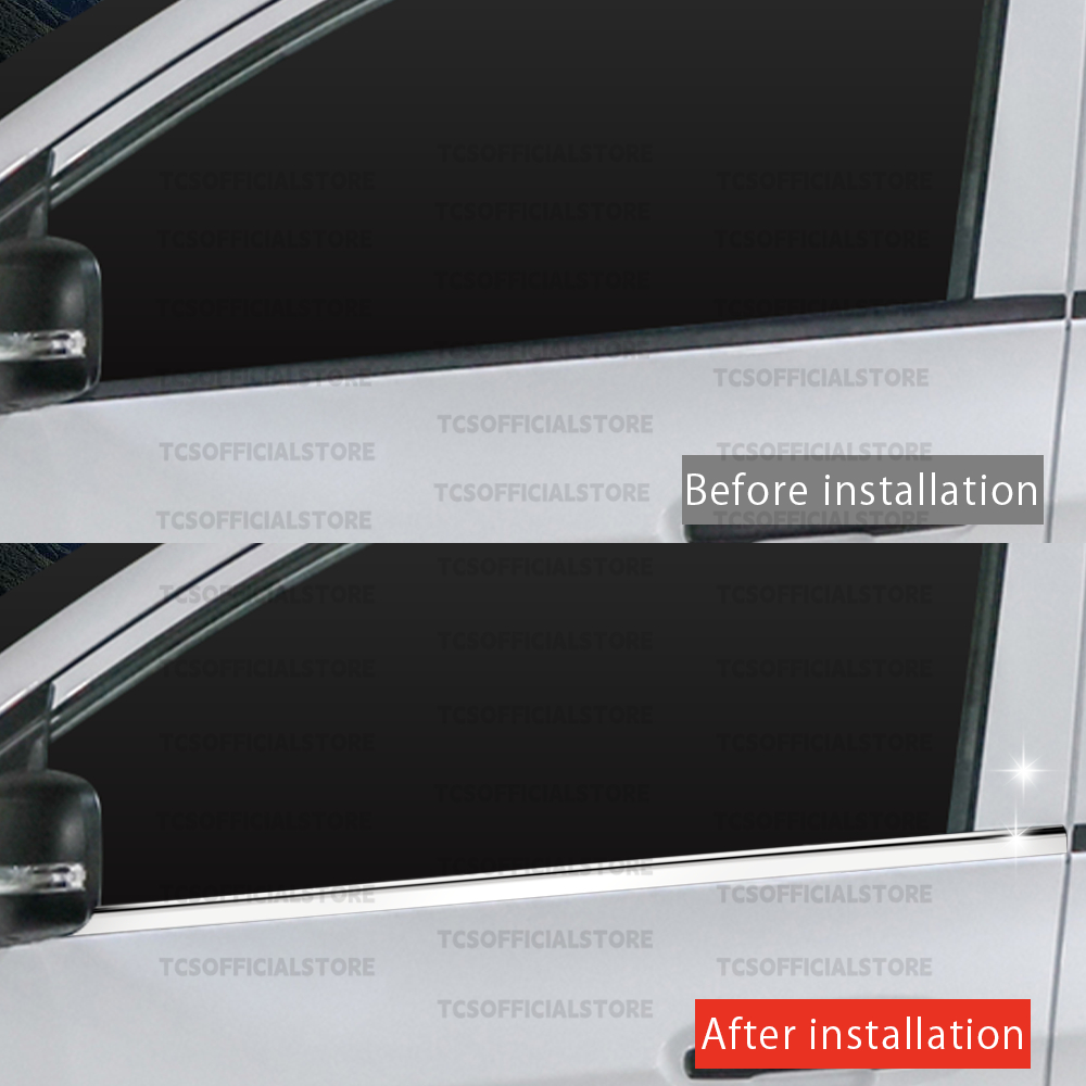 TCS PROTON SAGA VVT 20162024 CAR WINDOW LINING TRIM MOULDING STAINLESS