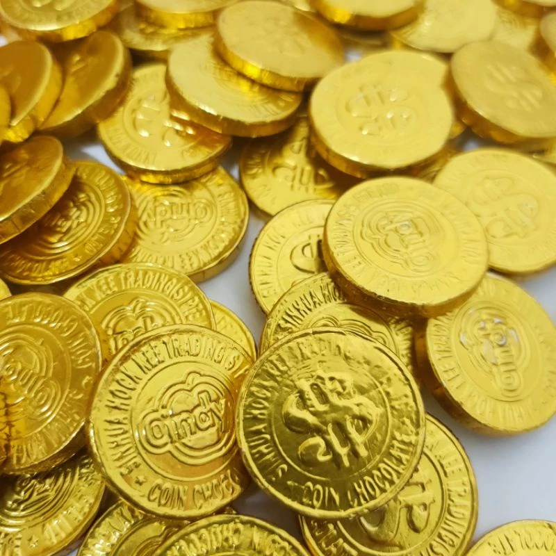 Seahorse Gold Coins Chocolates Gold Syiling Chocolate Coin 巧克力金币 (±2.3g ...