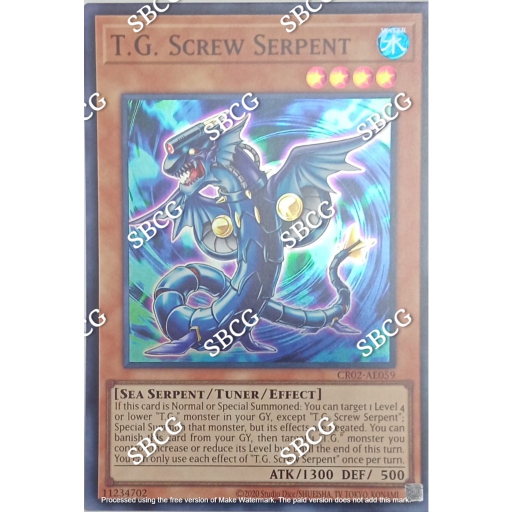 Creation Pack 02 "T.G. Screw Serpent" ( CR02AES10 ) Shopee Malaysia
