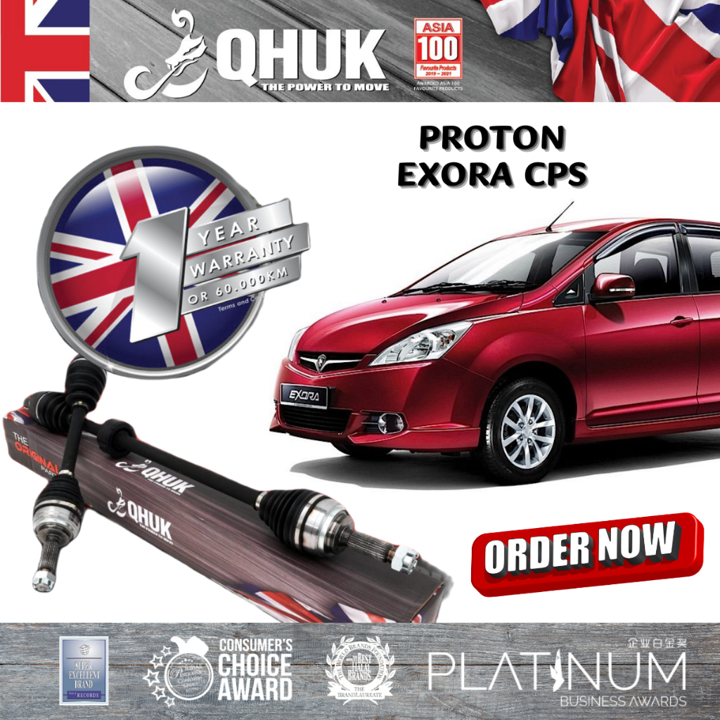 PROTON EXORA CPS AT QHUK Drive Shaft (1Year/60,000km Warranty