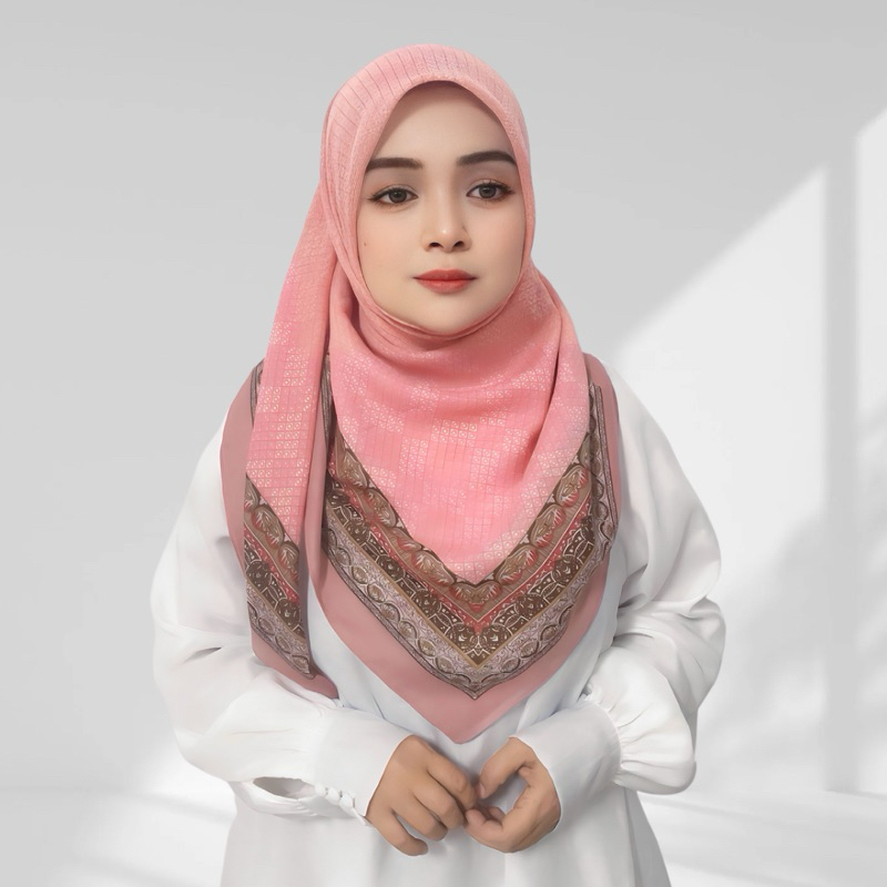 Tudung Bawal Cotton Abstrak Square Hijab | Shopee Malaysia