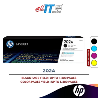 HP 202A Toner Cartridge (Black/Cyan/Magenta/Yellow)
