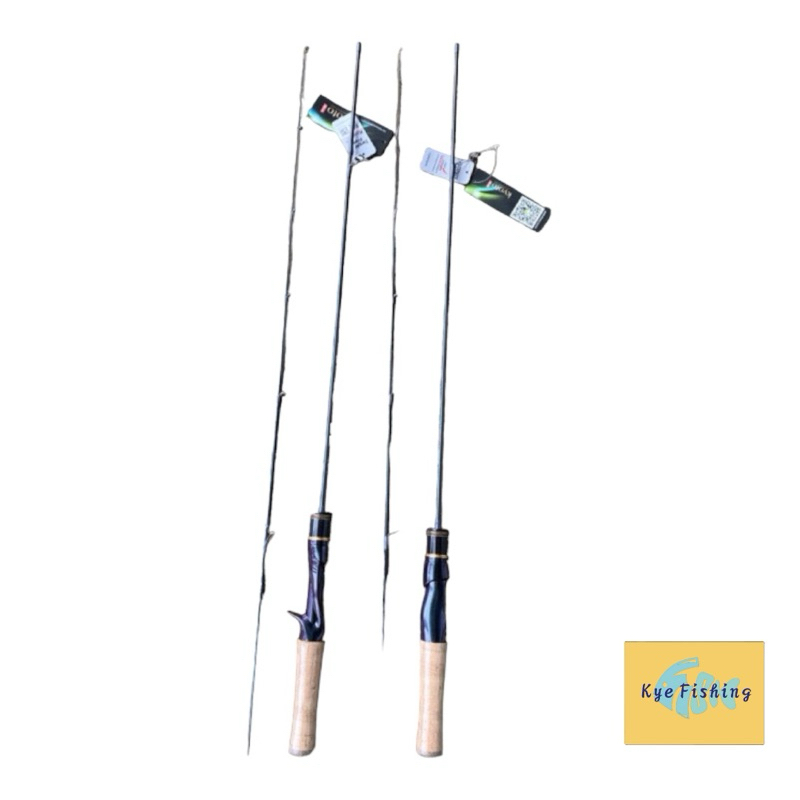 NYA】1.38M/1.5M/1.68M/1.8M UL ultra-light Solid Tip Bait Casting/Spinning Fishing  Rod Wood fishing wood light medium Rod salt water/fresh water Rod shrimp rod  retractable fishing rod fishing rod set Carbon Fiber Rod Outdoor Rod