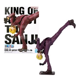 Estátua Sanji Vinsmoke King Of Artist Wanokuni One Piece Banpresto