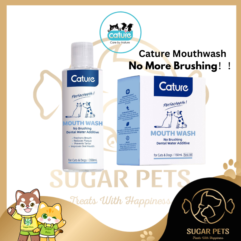 Cature Rollon Oral Care Pro Mouthwash (Dog & Cat) 350ML/1 Box 30 Sachet