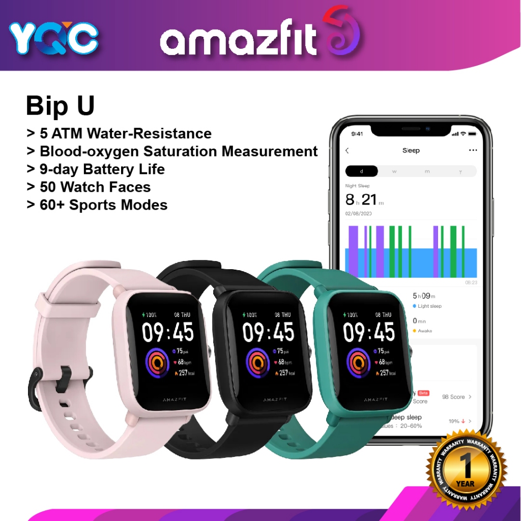 Amazfit bip discount u blood pressure