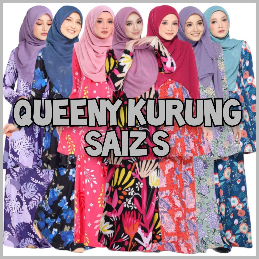 SABELLA QUEENY KURUNG MOSSCREPE IRONLESS READYSTOCK LIMITED SIZE S ...