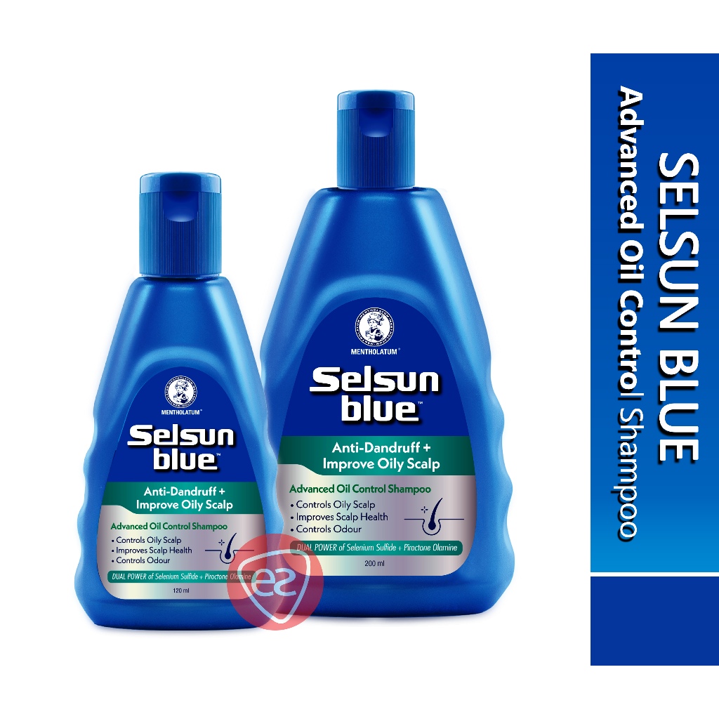 Selsun Blue Advanced Oil Control Anti Dandruff And Scalp Care Shampoo Selenium Sulfide 5863