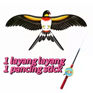 READY stock]Viral Layang-layang pancing, Fishing rod kite, Mini