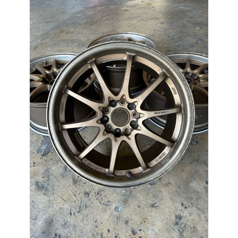 Rays Volk Racing CE28N MONOBLOCK Bronze 18inch Wheel Set ET38 ET40 ...