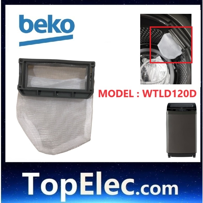 ORIGINAL BEKO WASHING MACHINE FILTER 12 KG WTLD120D Shopee Malaysia