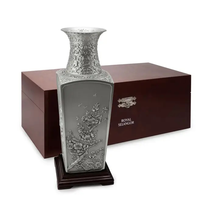 Royal Selangor Four Seasons Collection Gift-boxed Vase LG | Shopee 