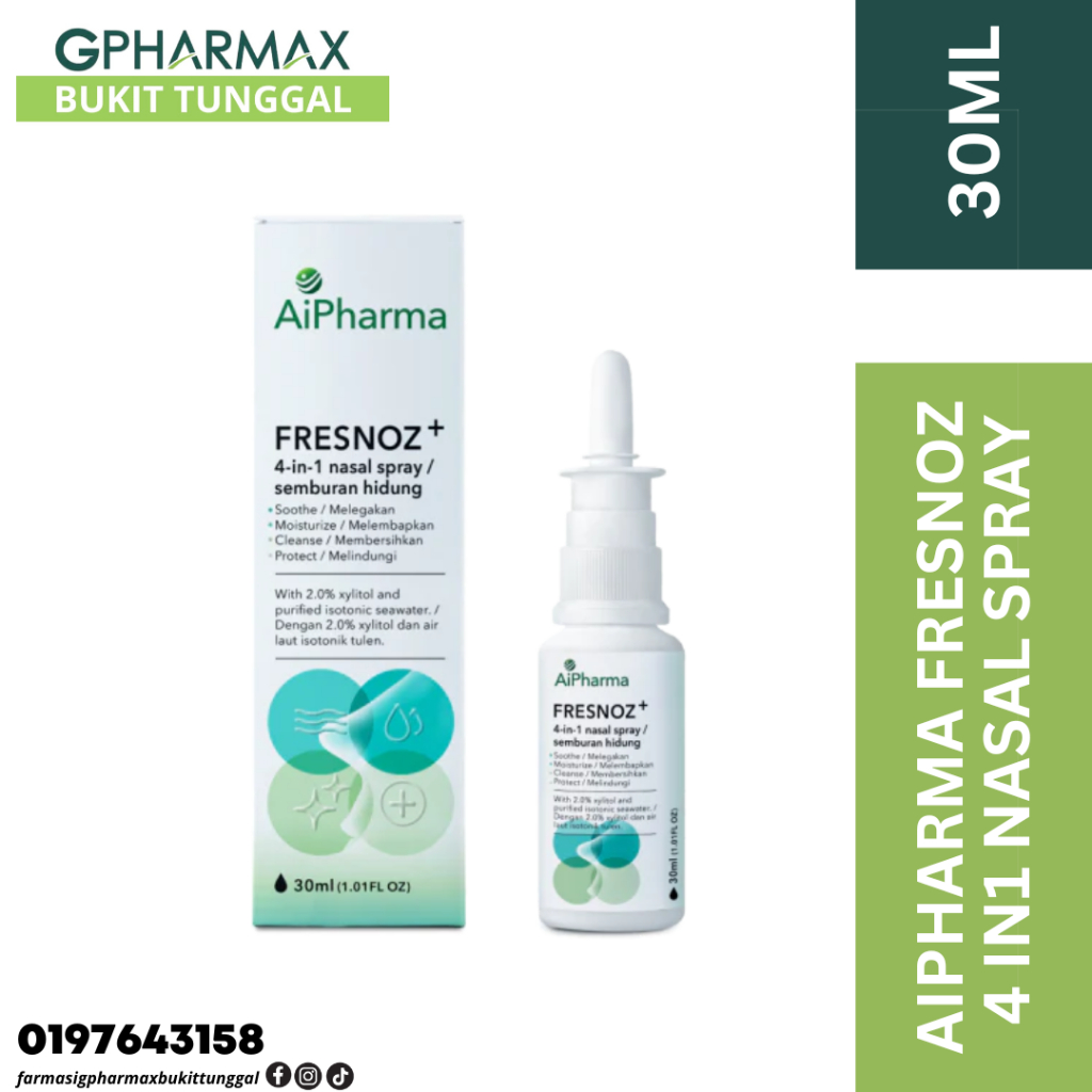 AIPHARMA FRESNOZ 4IN1 NASAL SPRAY (SUITABLE FOR ALL AGES) | Shopee Malaysia