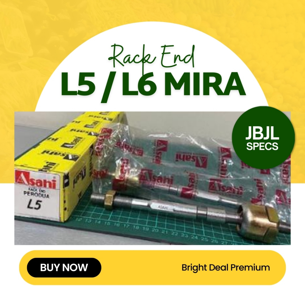 ASAHI RACK END SPECIALLY MADE FOR L5/L6(JBJL) MIRA DAIHATSU PERODUA ...