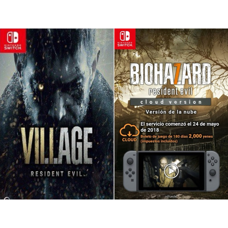 (2in1)Nintendo Switch Digital Resident Evil 7 biohazard Cloud Resident ...