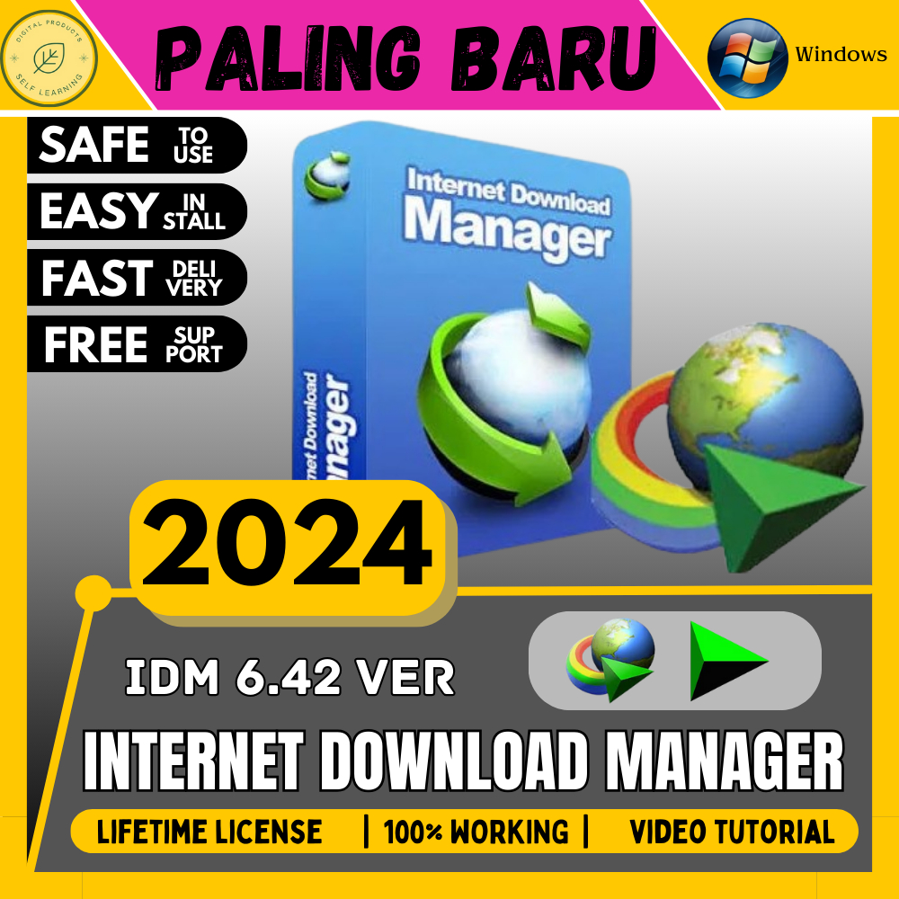 🔥Internet Download Manager 2024 🔥 Download Utorrent File | Video |  Licensed softwares in 1 price | Windows | Lifetime | Shopee Malaysia