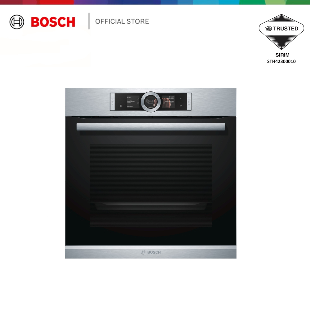 Bosch Series 8 Builtin Oven Pyrolytic Cleaning (71L) HBG6767S1A