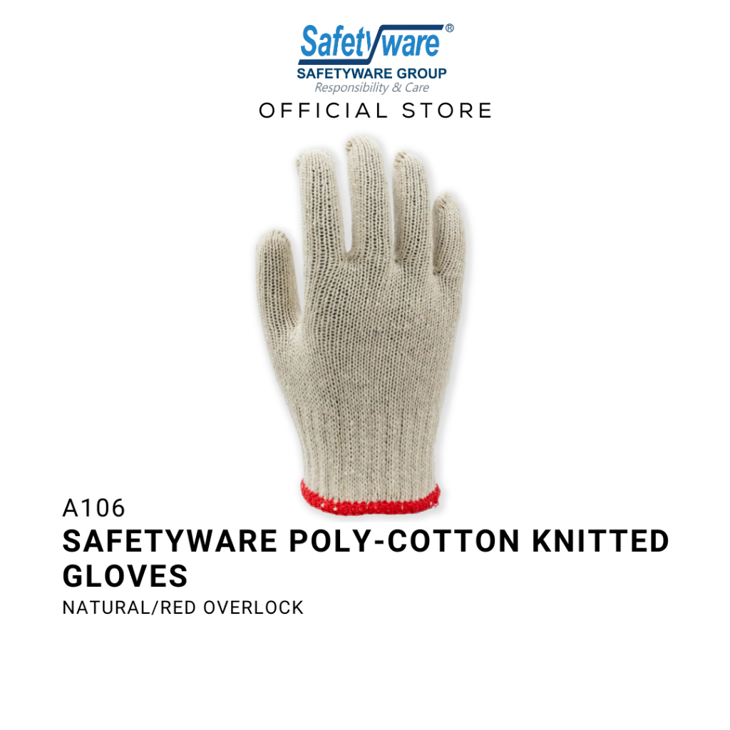 Safetyware - Hand Protection Poly-Cotton Knitted Gloves
