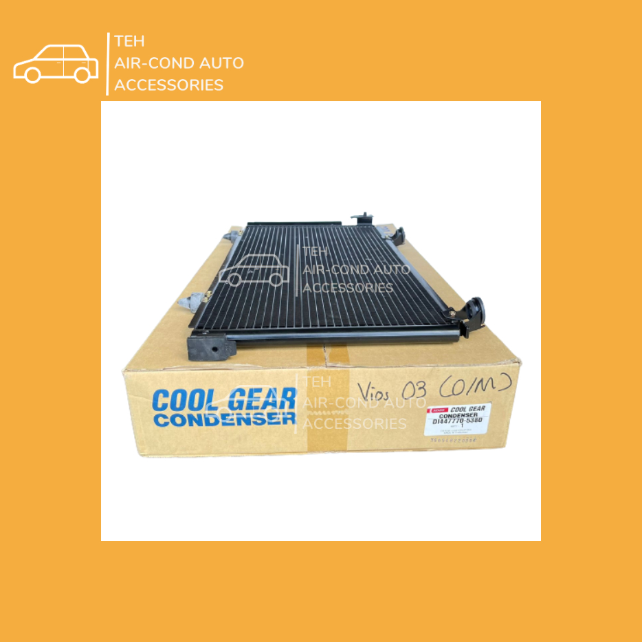 (ORIGINAL) TOYOTA VIOS 2003 NCP42 DENSO COOL GEAR CAR AIRCOND CONDENSER ...