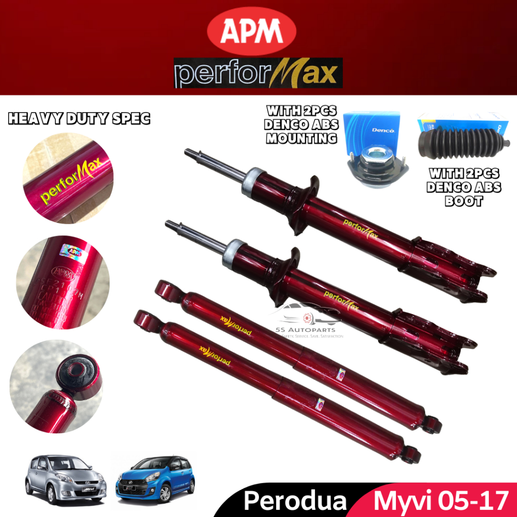 APM Performax Myvi 1st 2nd Gen 2005 2017 Heavy Duty Absorber