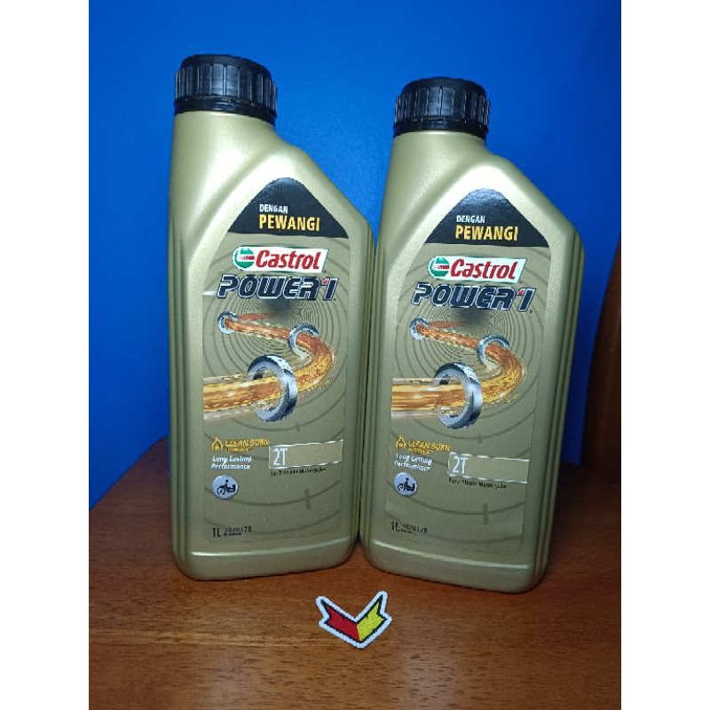 power 1 2T castrol oil jaso FD 100% ORIGINAL | Shopee Malaysia