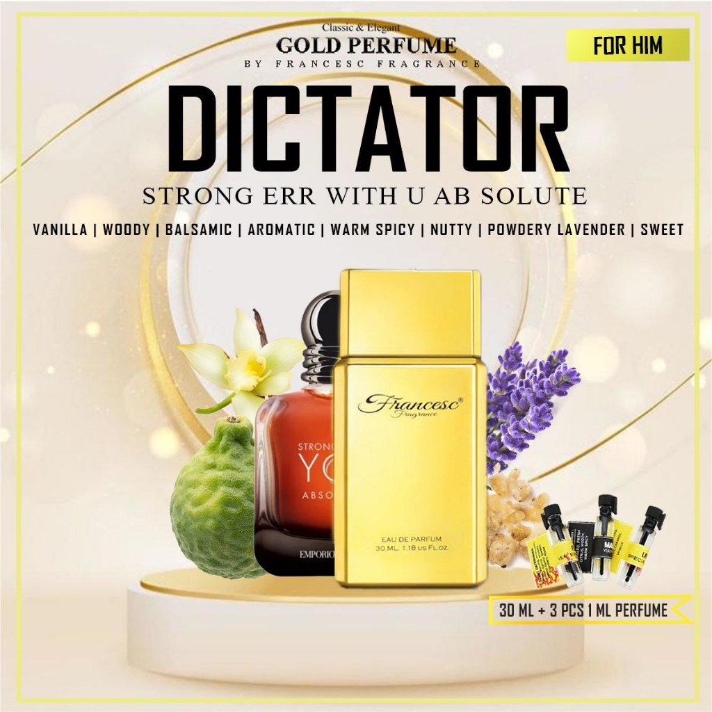 DICTATOR ( SWY Absolute) by Francesc Fragrance, Inspired Perfume, Long ...