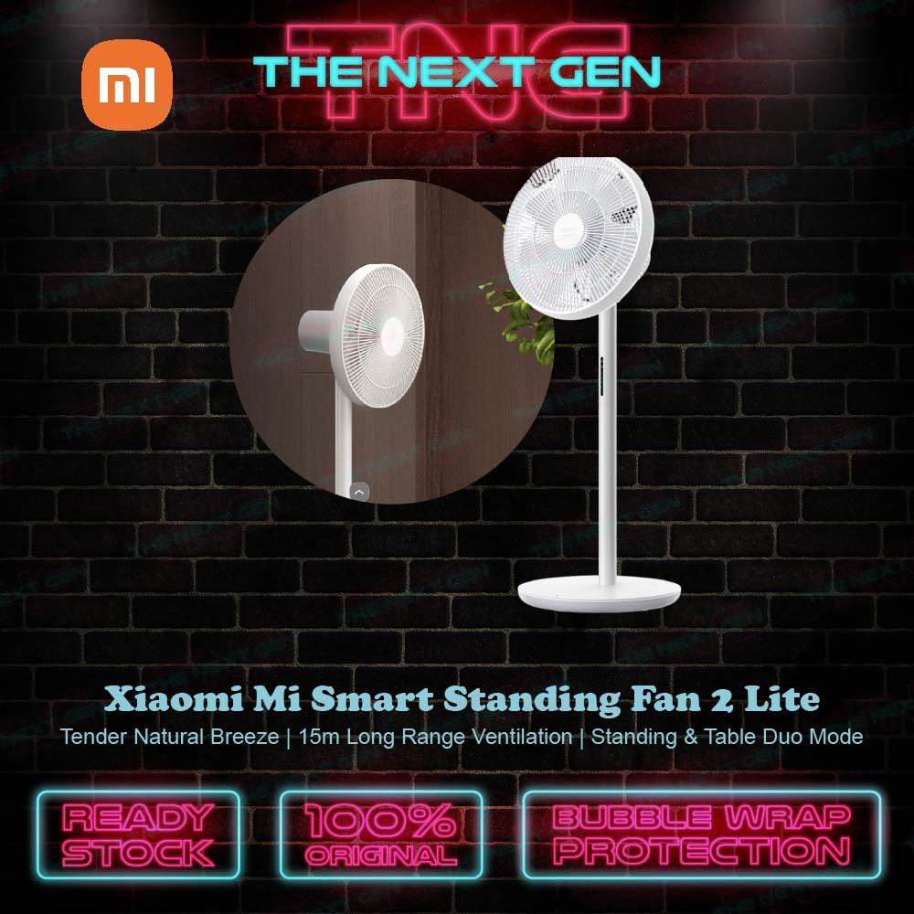 📣 Xiaomi Mi Smart Standing Fan 2 Lite (15m Long-range Ventilation ...