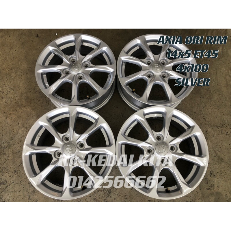 USED PERODUA AXIA ORI RIM 14 INCHI | Shopee Malaysia