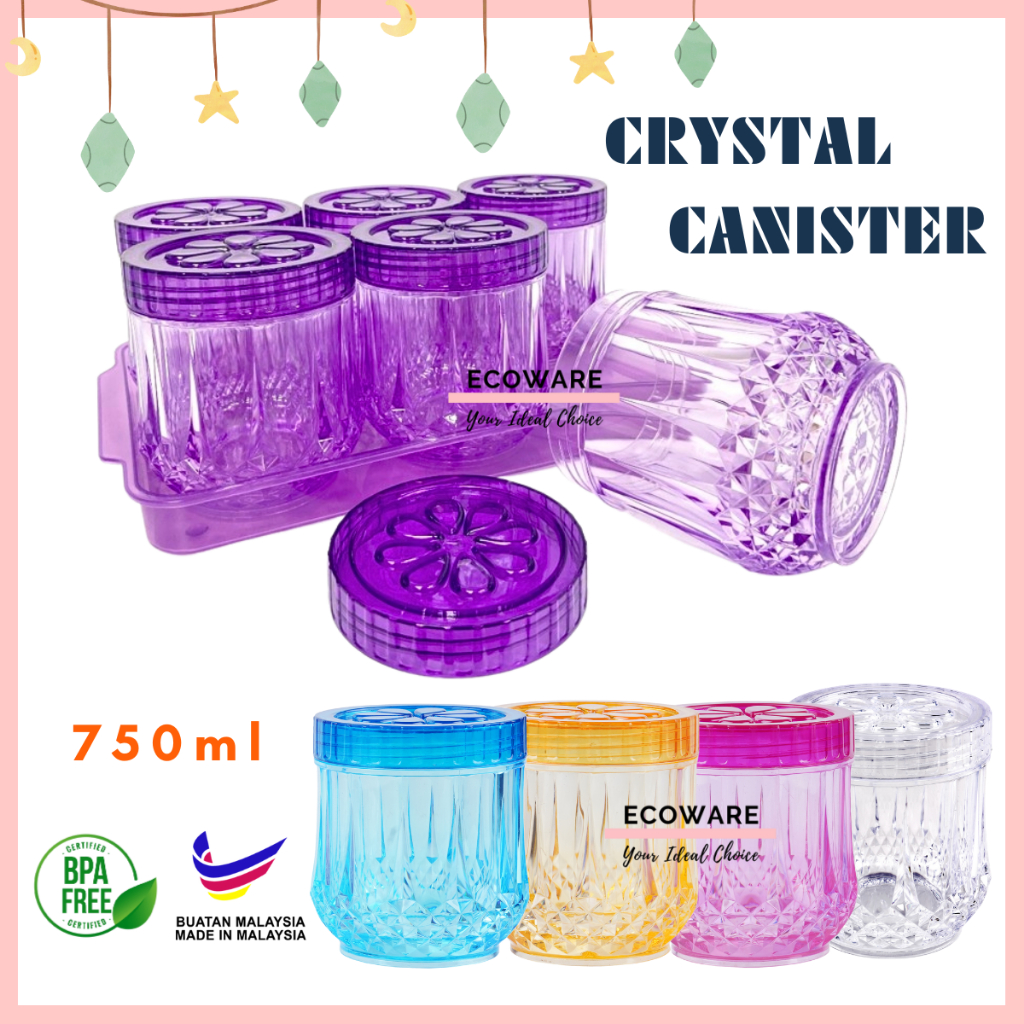 BakingPanda 6pcs Bekas Kuih Raya Set / Cookies Container Set / Bekas ...
