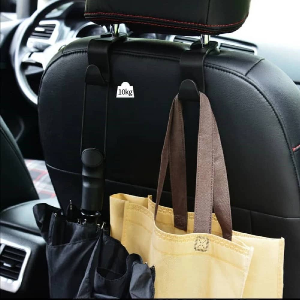 4X Car Seat Back Headrest Hooks Hanger Holder Hook For Cloth...
