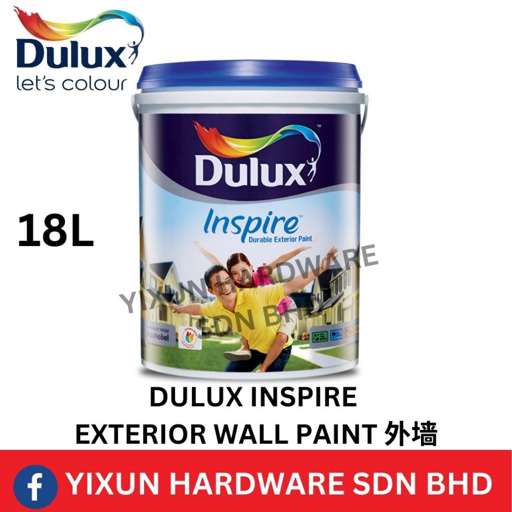 DULUX ( Inspire Exterior )Durable Paint Weathershield Weather Shield ...