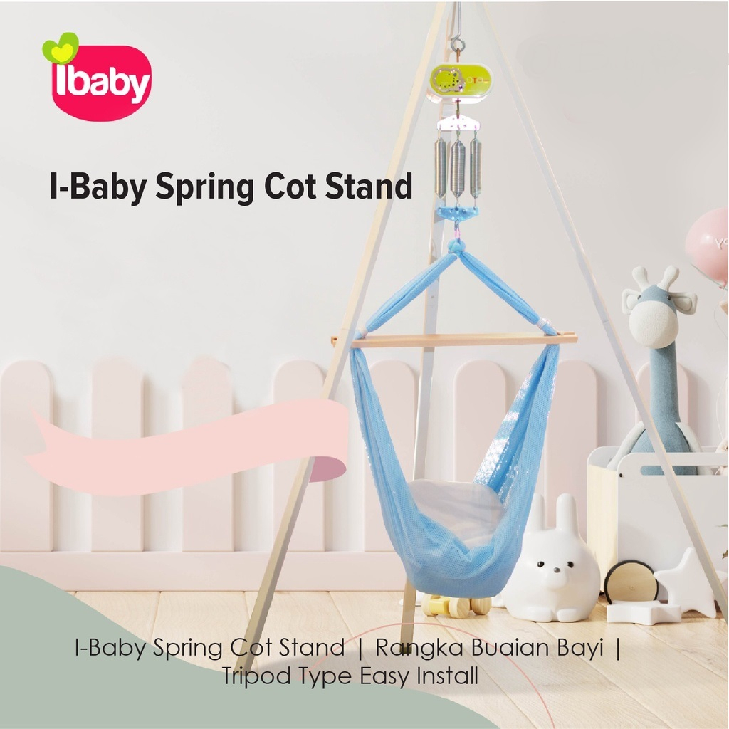 [Tripod+Senang Travel+ Simpan] I Baby Baby Spring Cot Tripod Type ...