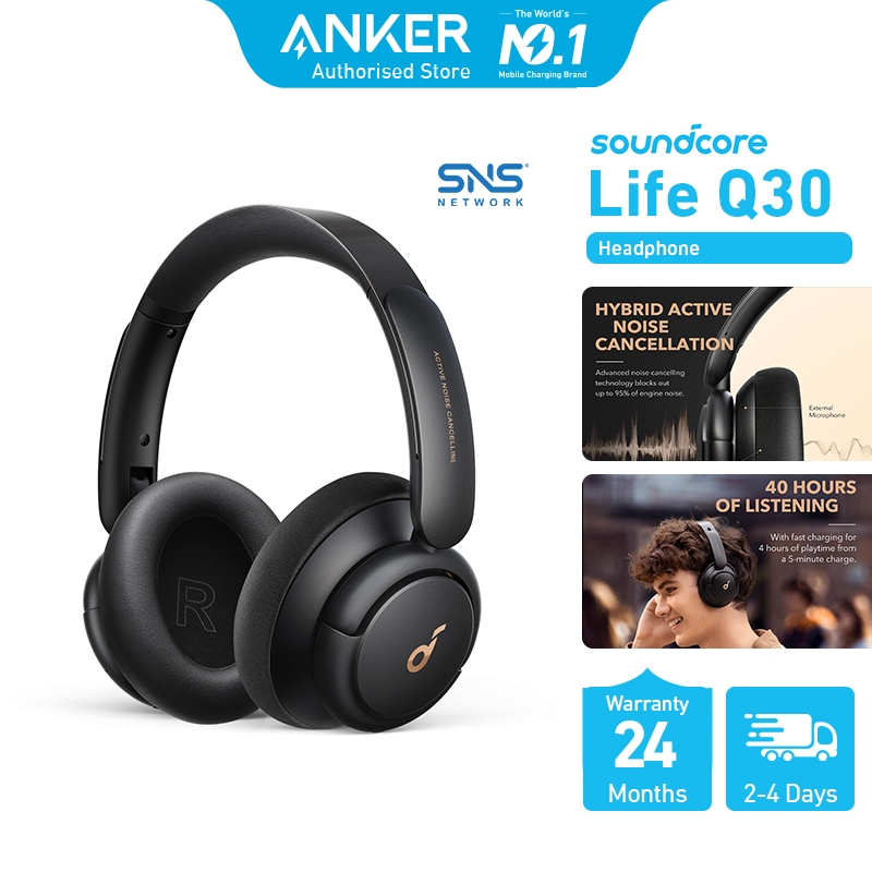 Anker Soundcore Life Q30 Wireless Headphones (40-hr Playtime