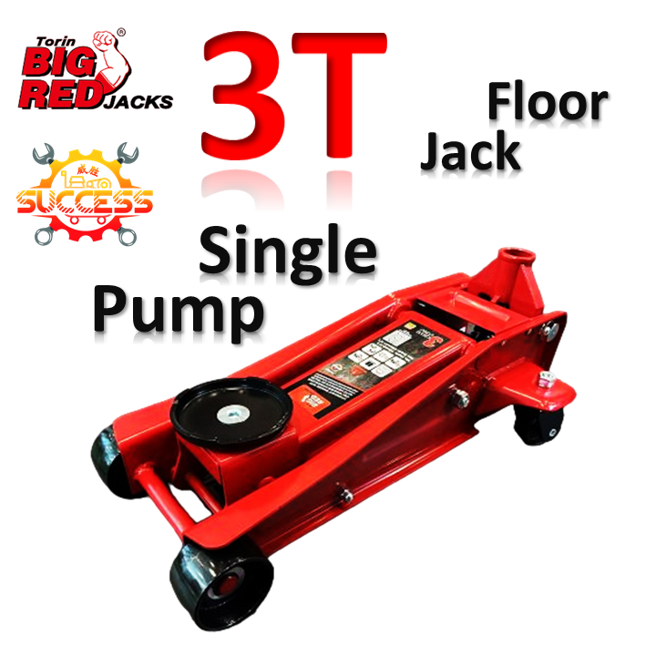 BIGRED Torin 3 Ton Capacity Fast Lift Floor Jack/Service Jack Steel Heavy Duty Hydraulic Car