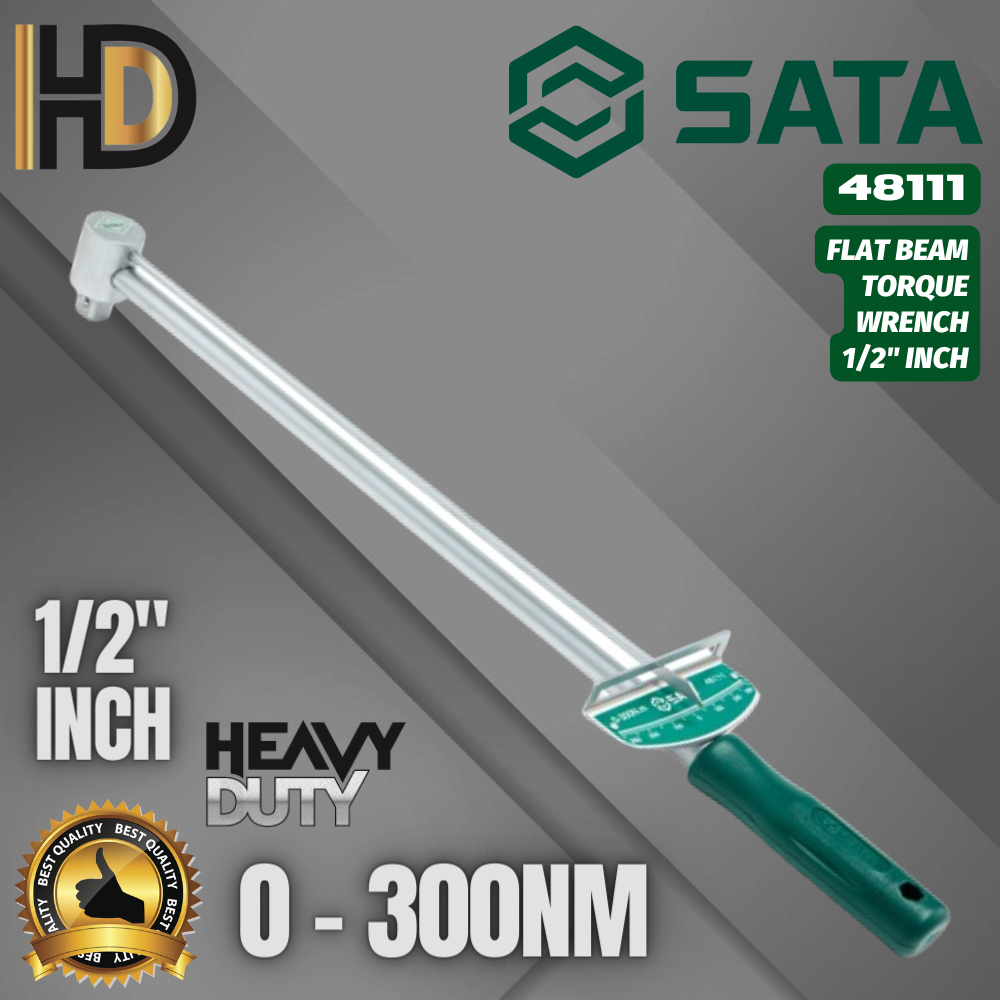 SATA 1/2" Flat Beam Torque Wrench 0 300NM / SATA Torque Wrench