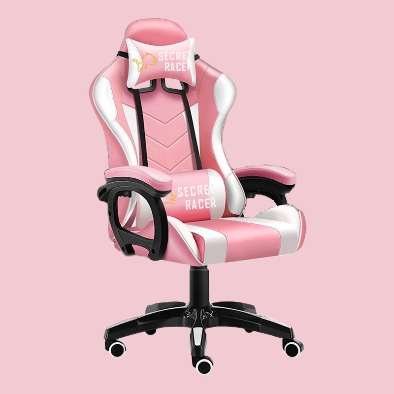 Secret Racer™ Gaming Chair Kerusi Gaming Pink Racing Style Adjustable ...