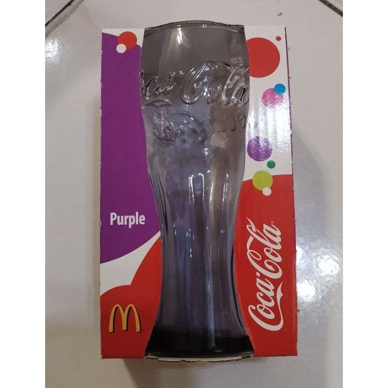 coke coca cola purple glass McDonald's MCD | Shopee Malaysia