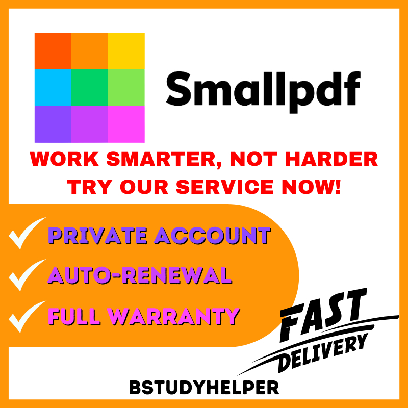 Smallpdf PRO - Edit, Compress And Convert PDF WITH FULL WARRANTY ...