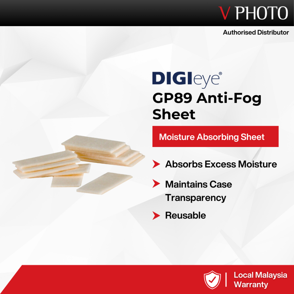 Digieye GP89 Anti Fog Sheet Insert (12pcs) for GoPro DJI Insta360 Red ...