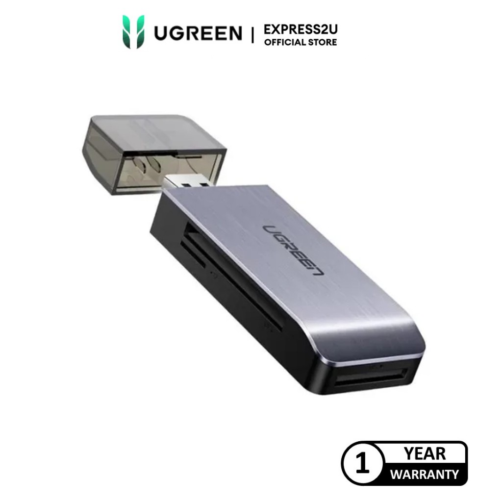 UGREEN USB-A 3.0 TO TF/SD/CF/MS MULTIFUNCTION CARD READER MULTI-READ ...
