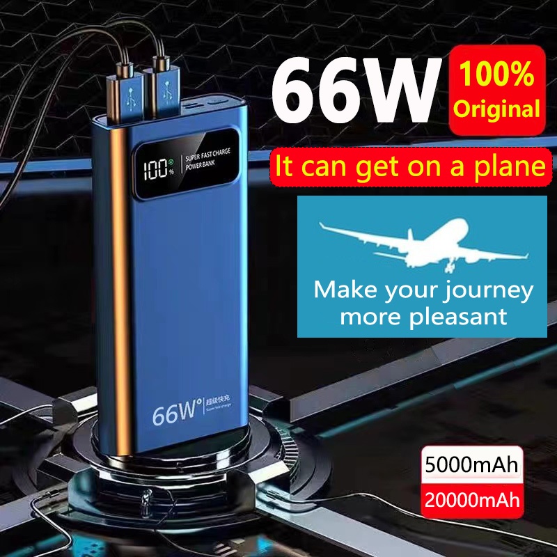 PD66W Powerbank Original Fast Charging 20000mah / 50000mah /100000mah ...