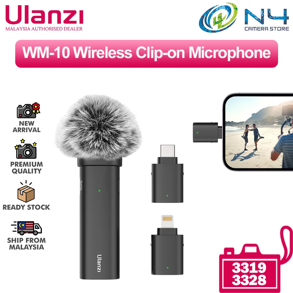 ulanzi-wm-10-wireless-clip-on-microphone-for-smartphone-or-tablet-for