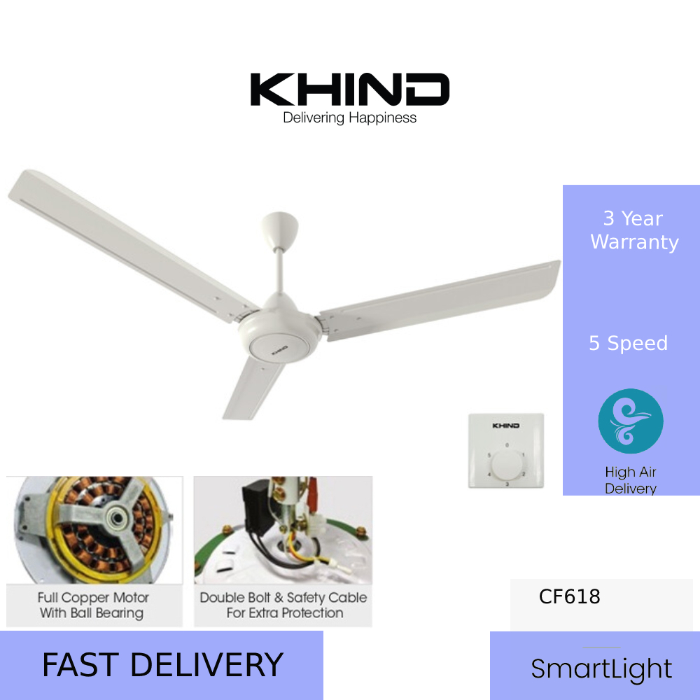 KDK PANASONIC CEILING FAN 3 BLADE KIPAS SILING K15VO FM15A0 PCF6000