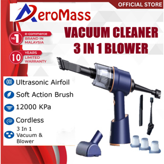 AEROMASS SELLING FAST 3 in 1 cordless vacuum cleaner 15000PA Power Air Duster Wireless Dust Blower Portable Rechargeable