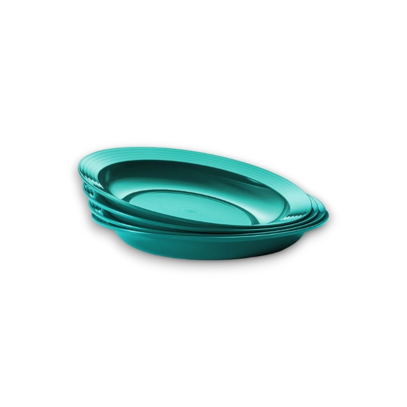 READY STOCK Tupperware Gourmet Plate 550ml(4pcs) | Shopee Malaysia