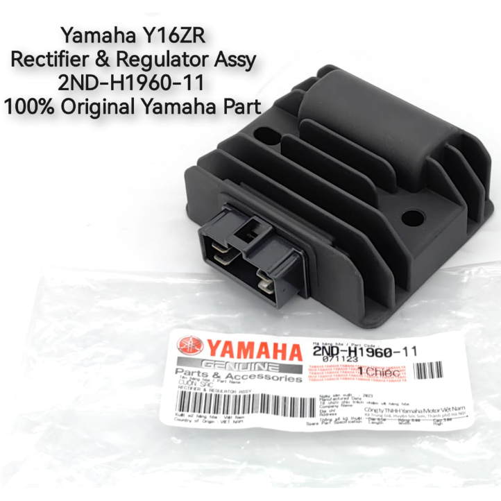 100% ORIGINAL- YAMAHA Y16 Y16ZR RECTIFIER REGULATOR ASSY-2ND-H1960-11 ...